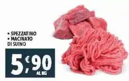 Deco Supermercati Spezzatino macinato di suino offerta
