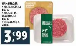 Deco Supermercati Hamburger marchigiana - romagnola offerta