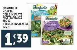Deco Supermercati Bonduelle tenere insalatine offerta