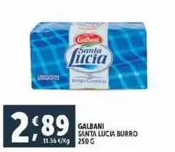 Deco Supermercati Galbani santa lucia burro offerta