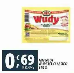 Deco Supermercati Aia wudy wurstel classico offerta