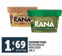 Deco Supermercati Giovanni rana pesto alla genovese offerta