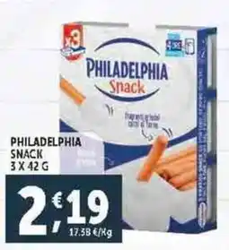 Deco Supermercati Philadelphia snack offerta