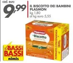 Italmark Il biscotto dei bambini PLASMON offerta