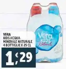 Deco Supermercati Vera kids acqua minerale naturale offerta
