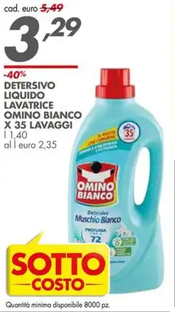 Italmark Detersivo liquido lavatrice OMINO BIANCO offerta