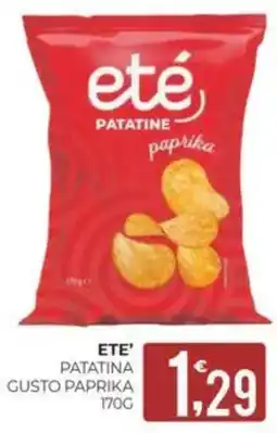 Eté Ete' patatina gusto paprika offerta