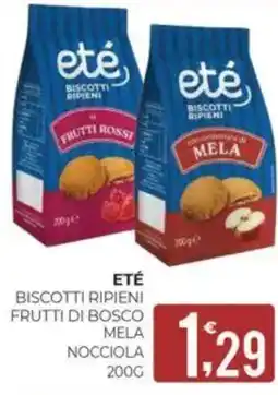 Eté Eté biscotti ripieni frutti di bosco nocciola offerta