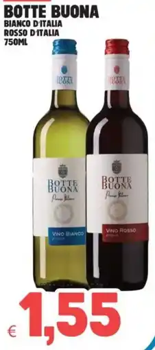 Eté Botte buona bianco d'italia rosso d'italia offerta