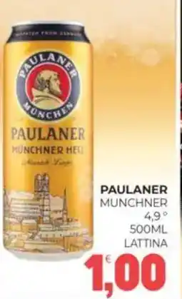 Eté Paulaner munchner lattina offerta