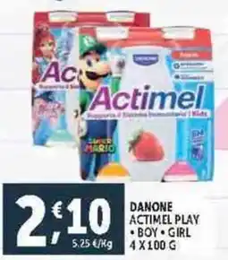 Deco Supermercati Danone actimel play offerta