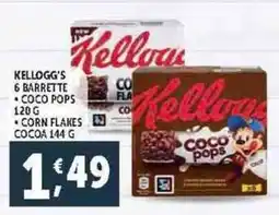Deco Supermercati Kellogg's 6 barrette offerta