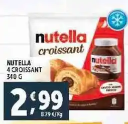 Deco Supermercati Nutella 4 croissant offerta