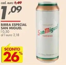 Italmark Birra especial SAN MIGUEL offerta
