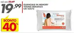 Italmark Guanciale in memory YOUNG DEMAFLEX CM 42X72 offerta