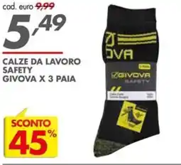 Italmark Calze da lavoro safety GIVOVA X 3 paia offerta