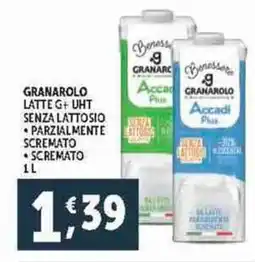 Deco Supermercati Granarolo latte g+ uht senza lattosio-parzialmente scremato scremato offerta