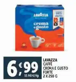 Deco Supermercati Lavazza caffe crema e gusto forte offerta
