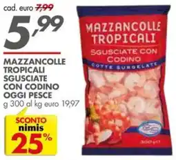 Italmark Mazzancolle tropicali sgusciate con codino OGGI PESCE offerta