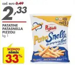 Italmark Patatine patasnella PIZZOLI offerta