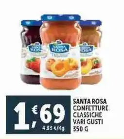 Deco Supermercati Santa rosa confetture classiche vari gusti offerta