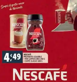 Deco Supermercati Nescafè preparato solubile offerta