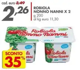 Italmark Robiola NONNO NANNI X 2 offerta