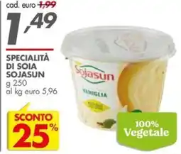 Italmark Specialità di soia SOJASUN offerta