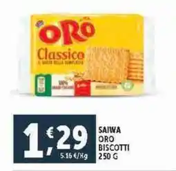 Deco Supermercati Saiwa oro biscotti offerta
