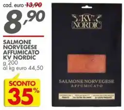 Italmark Salmone norvegese affumicato KV NORDIC offerta