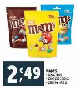 Deco Supermercati M&m's-arachidi-choco-crispy offerta