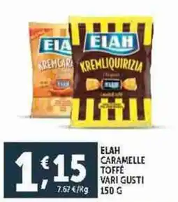Deco Supermercati Elah caramelle toffe vari gusti offerta