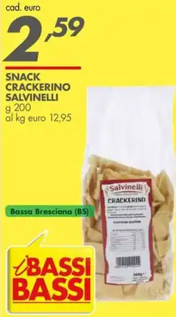 Italmark Snack crackerino SALVINELLI offerta