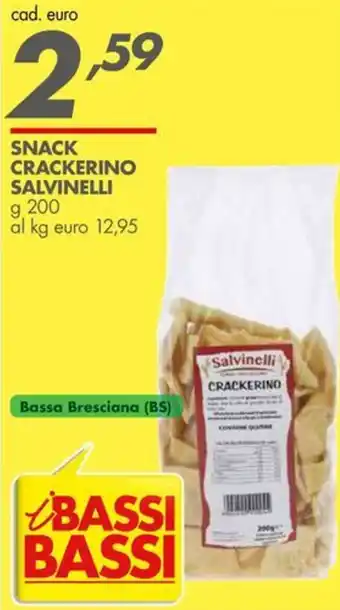 Italmark Snack crackerino SALVINELLI offerta