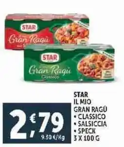 Deco Supermercati Star il mio gran ragu offerta