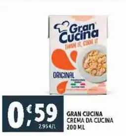 Deco Supermercati Gran cucina crema da cucina offerta