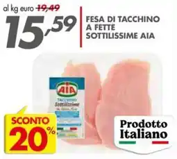 Italmark Ta fesa di tacchino a fette sottilissime AIA offerta