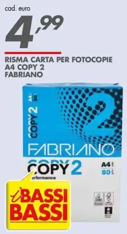 Italmark Risma carta per fotocopie A4 copy 2 FABRIANO offerta