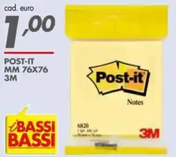 Italmark Post-it mm 76x76 3M offerta