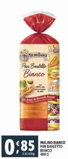 Deco Supermercati Mulino bianco pan bauletto bianco offerta