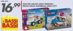 Italmark Van dei gelati lego friends/ truck delle ciambelle LEGO CITY offerta