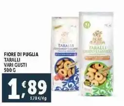 Deco Supermercati Fiore di puglia taralli vari gusti offerta