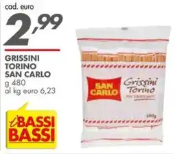 Italmark Grissini torino SAN CARLO offerta