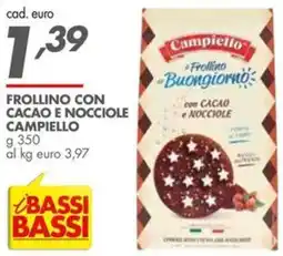 Italmark Frollino con cacao e nocciole CAMPIELLO offerta