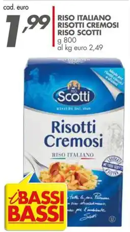 Italmark Riso italiano risotti cremosi RISO SCOTTI offerta