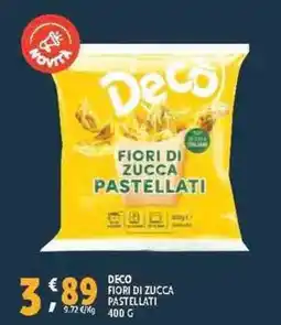 Deco Supermercati Deco fiori di zucca pastellati offerta