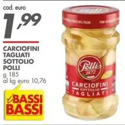 Italmark Carciofini tagliati sottolio POLLI offerta