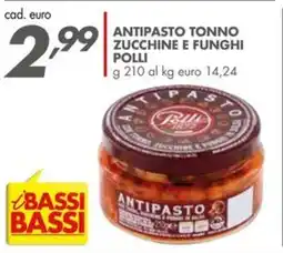 Italmark Antipasto tonno zucchine e funghi POLLI offerta