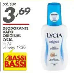 Italmark Deodorante vapo original LYCIA offerta