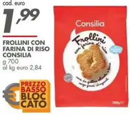 Italmark Frollini con farina di riso CONSILIA offerta